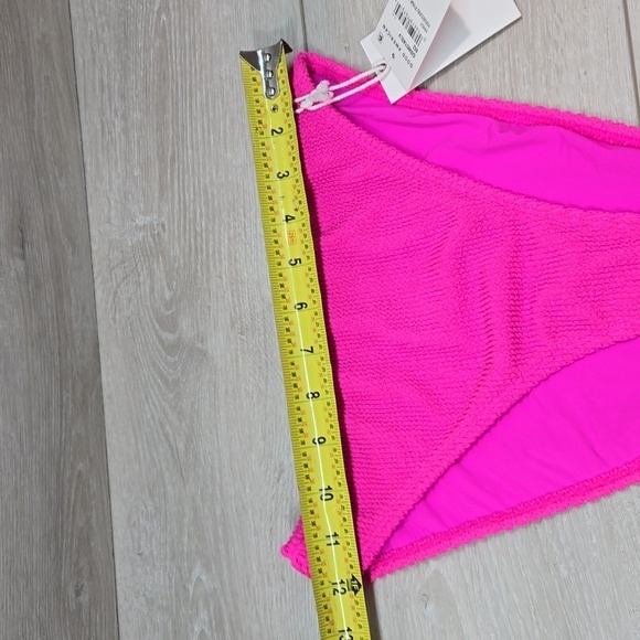NWT Good American Women Always fit Hawiian Pink swim bikini bottom sz 1/2 S/M - Picture 6 of 8